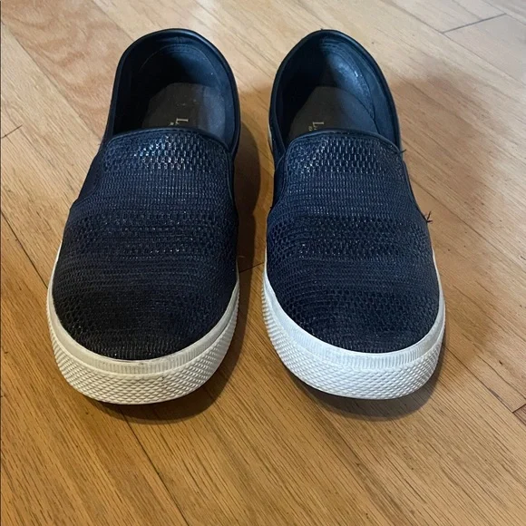 Ralph Lauren navy “Jinny “ Stefan shoes/casual sneakers women’s size 6 1/2 - Picture 2 of 9